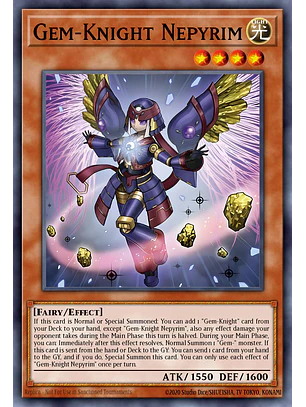 Gem-Knight Nepyrim - MAMO-EN057 - Ultra Rare 1st Edition
