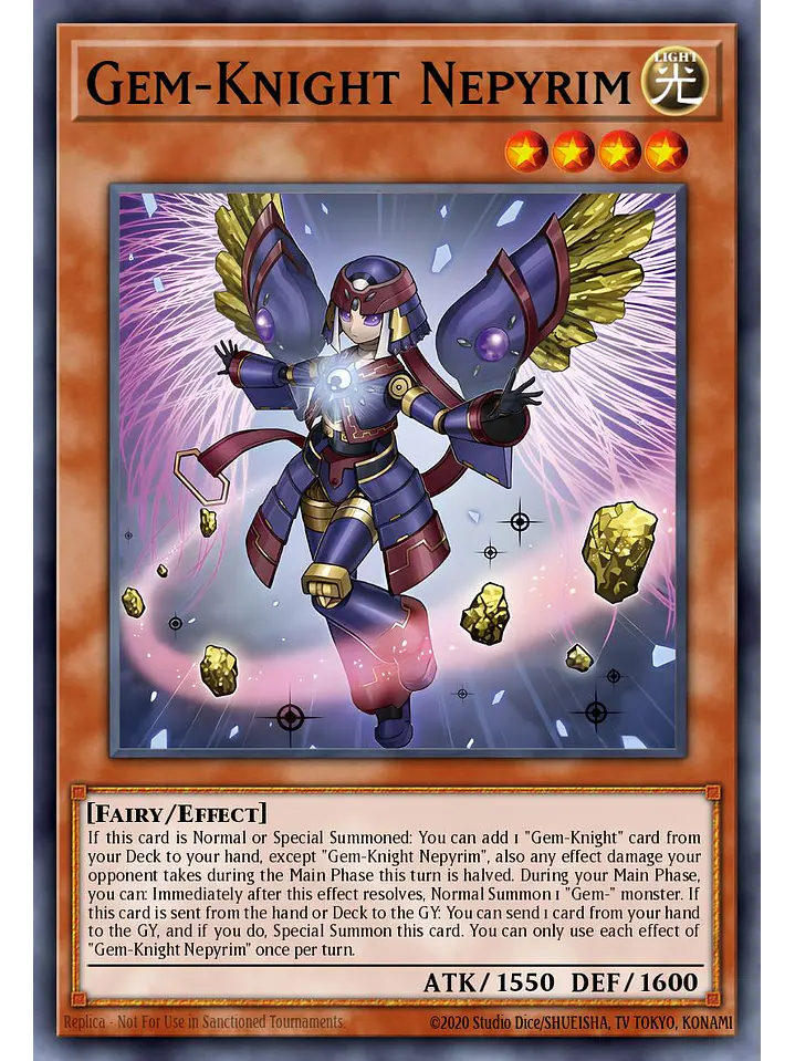 Gem-Knight Nepyrim - MAMO-EN057 - Ultra Rare 1st Edition 1