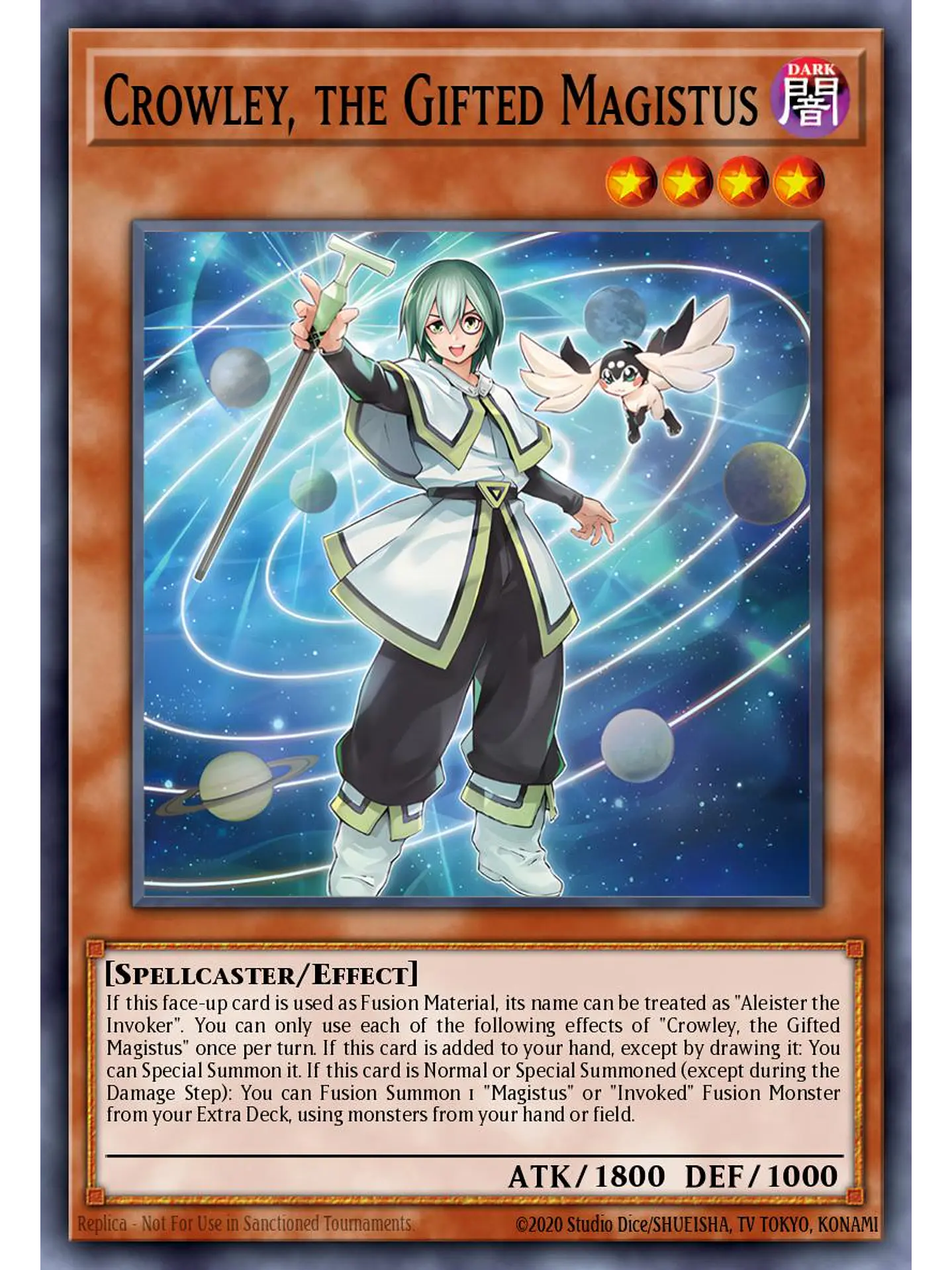 Crowley, the Gifted Magistus - MAMO-EN059 - Ultra Rare 1st Edition 1
