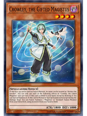 Crowley, the Gifted Magistus - MAMO-EN059 - Ultra Rare 1st Edition
