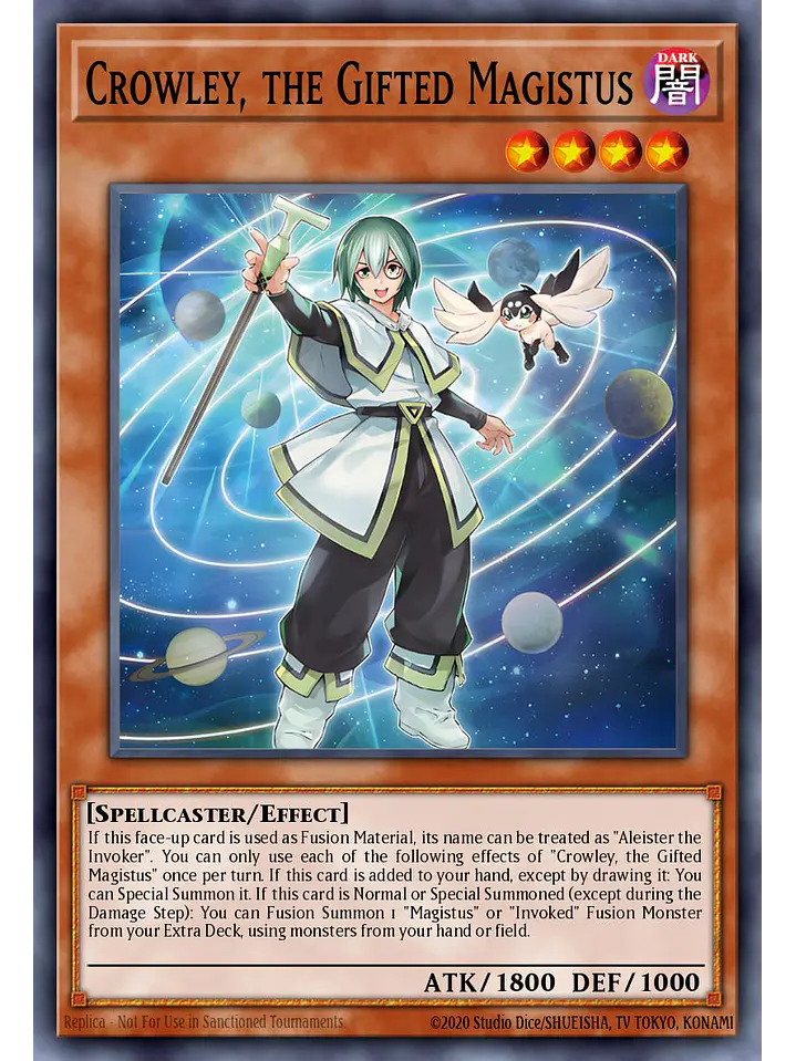 Crowley, the Gifted Magistus - MAMO-EN059 - Ultra Rare 1st Edition 1