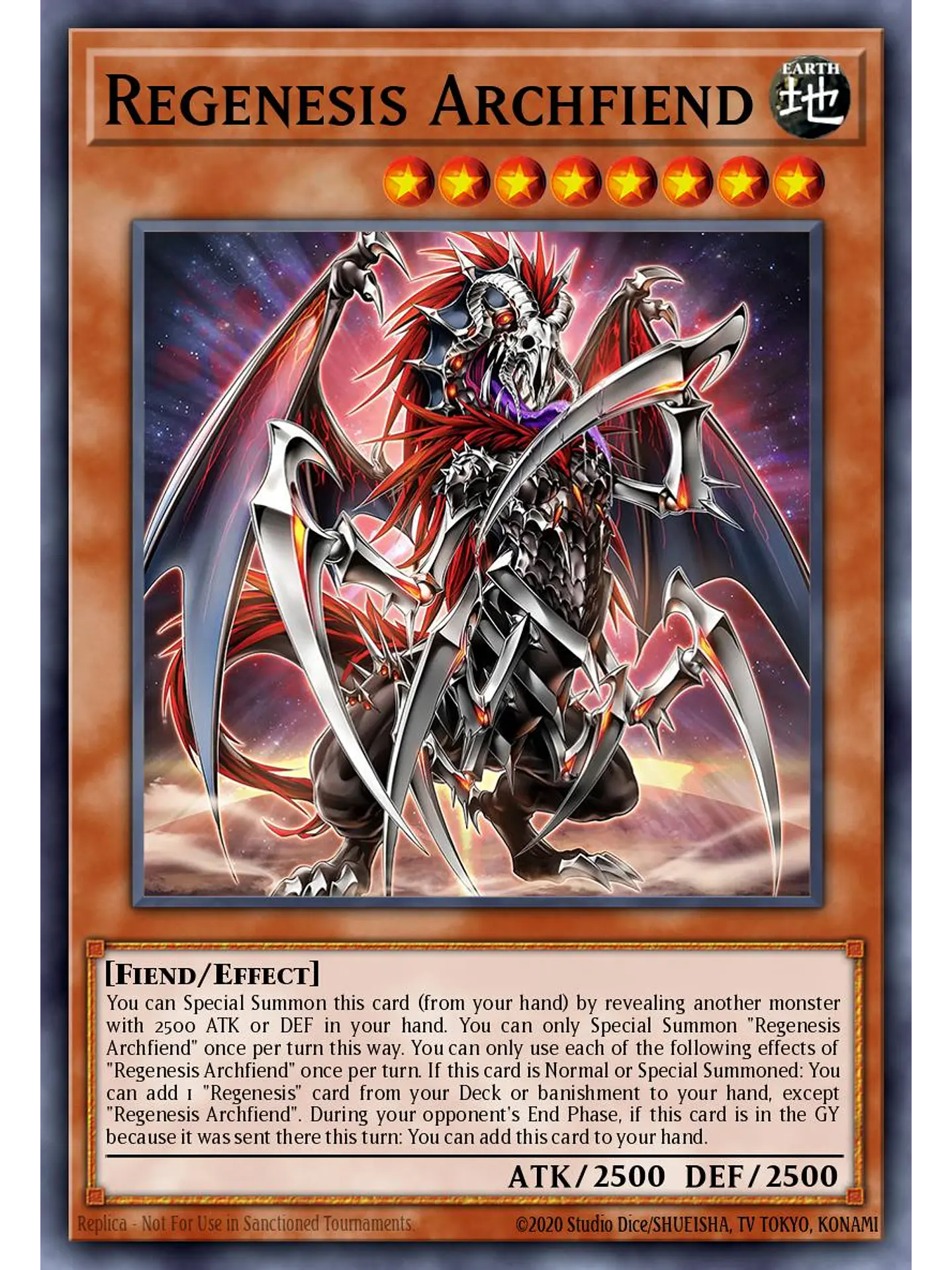 Regenesis Archfiend - MAMO-EN060 - Ultra Rare 1st Edition 1