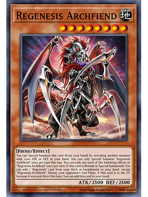 Regenesis Archfiend - MAMO-EN060 - Ultra Rare 1st Edition
