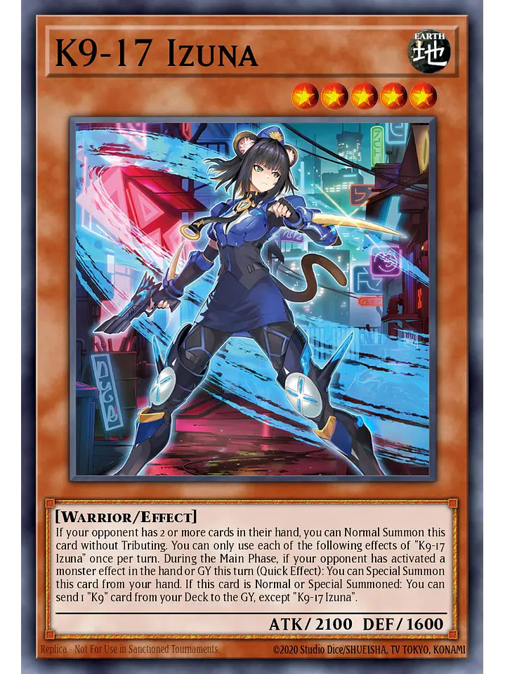 K9-17 Izuna - MAMO-EN062 - Ultra Rare 1st Edition 1