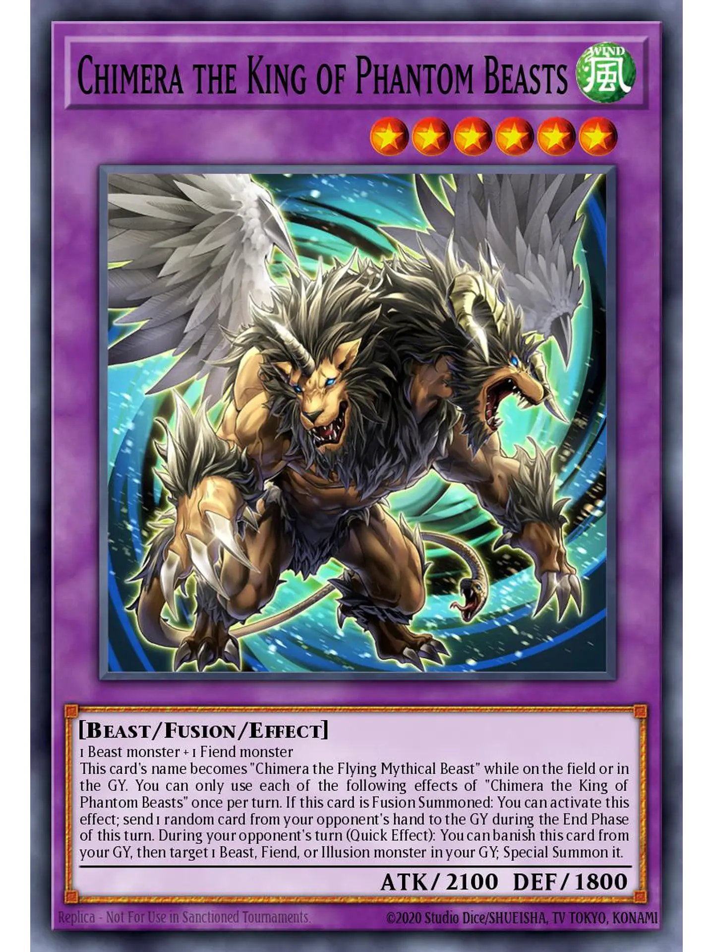 Chimera the King of Phantom Beasts - MAMO-EN074 - Ultra Rare 1st Edition 1