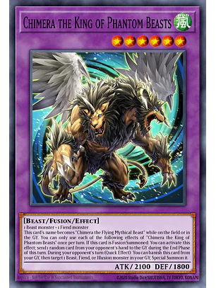 Chimera the King of Phantom Beasts - MAMO-EN074 - Ultra Rare 1st Edition