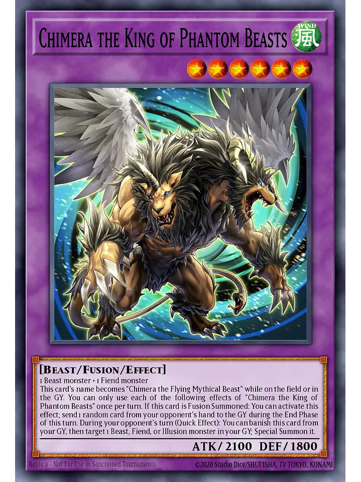 Chimera the King of Phantom Beasts - MAMO-EN074 - Ultra Rare 1st Edition 1