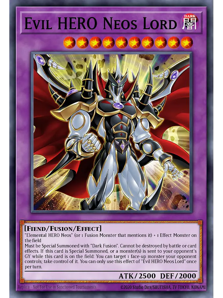 Evil HERO Neos Lord - MAMO-EN076 - Ultra Rare 1st Edition 1