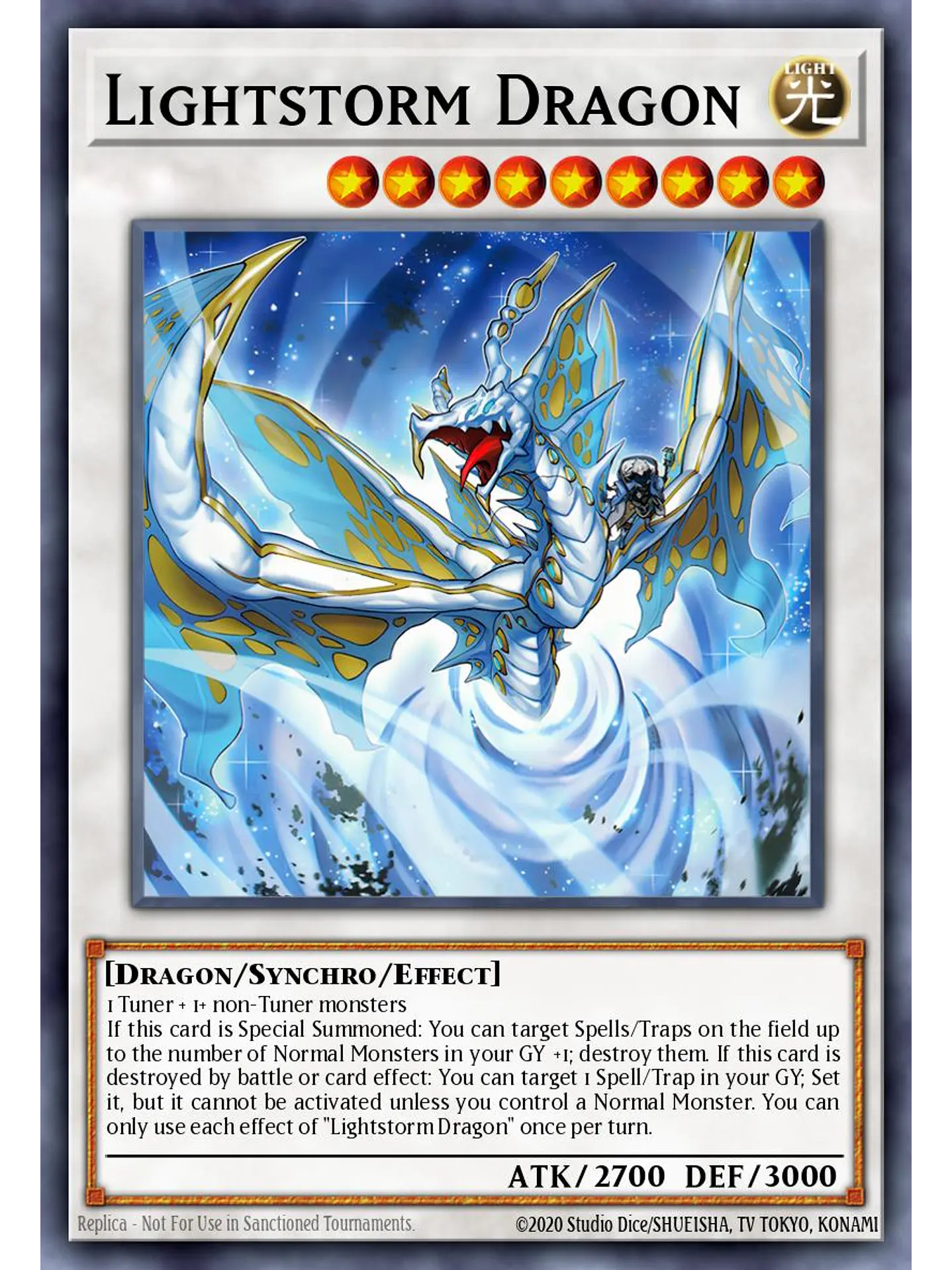 Lightstorm Dragon - MAMO-EN082 - Ultra Rare 1st Edition 1