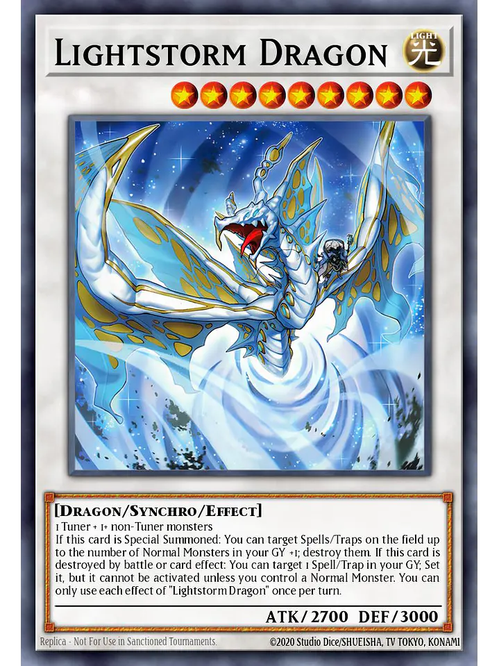Lightstorm Dragon - MAMO-EN082 - Ultra Rare 1st Edition 1