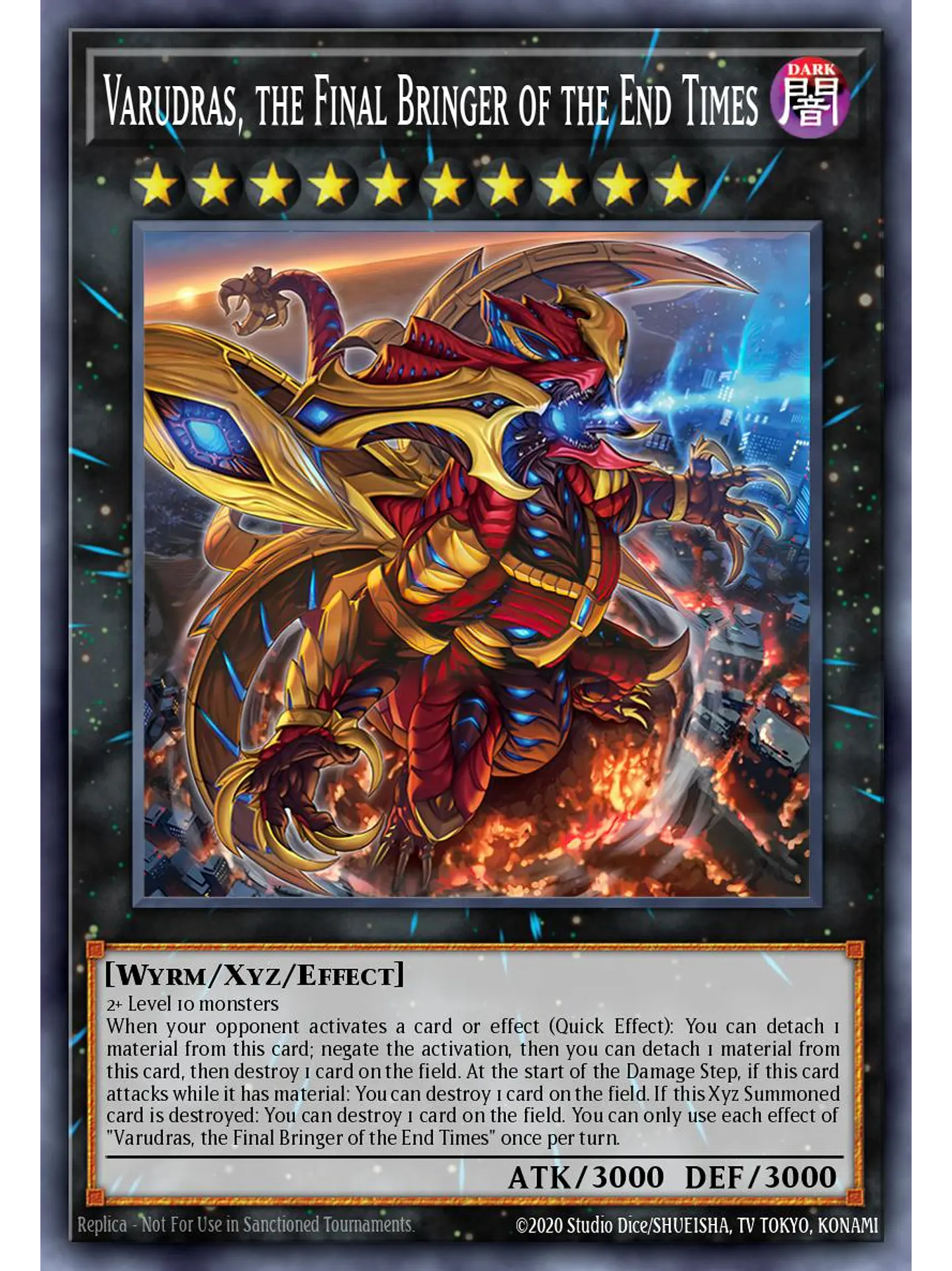 Varudras, the Final Bringer of the End Times - MAMO-EN084 - Ultra Rare 1st Edition 1