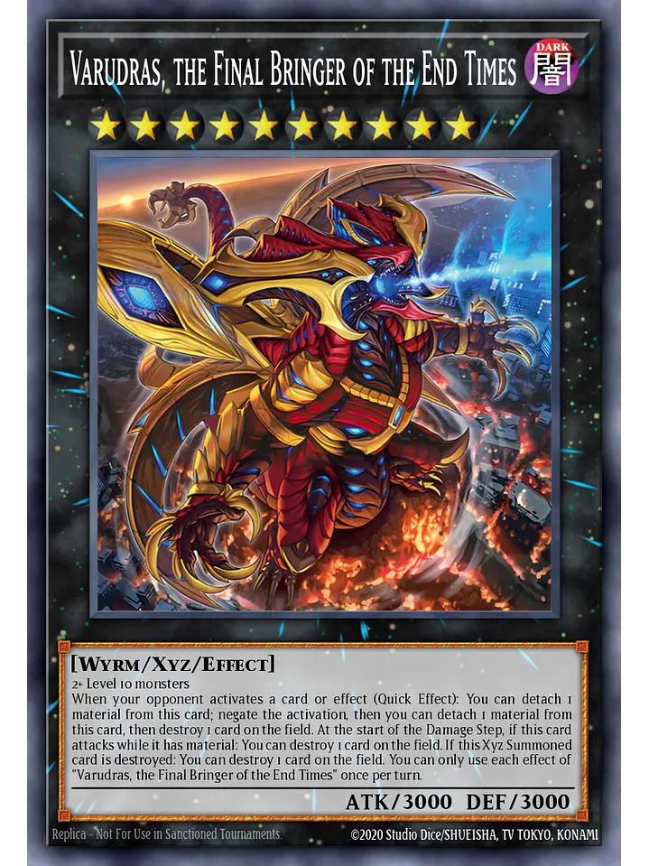 Varudras, the Final Bringer of the End Times - MAMO-EN084 - Ultra Rare 1st Edition 1