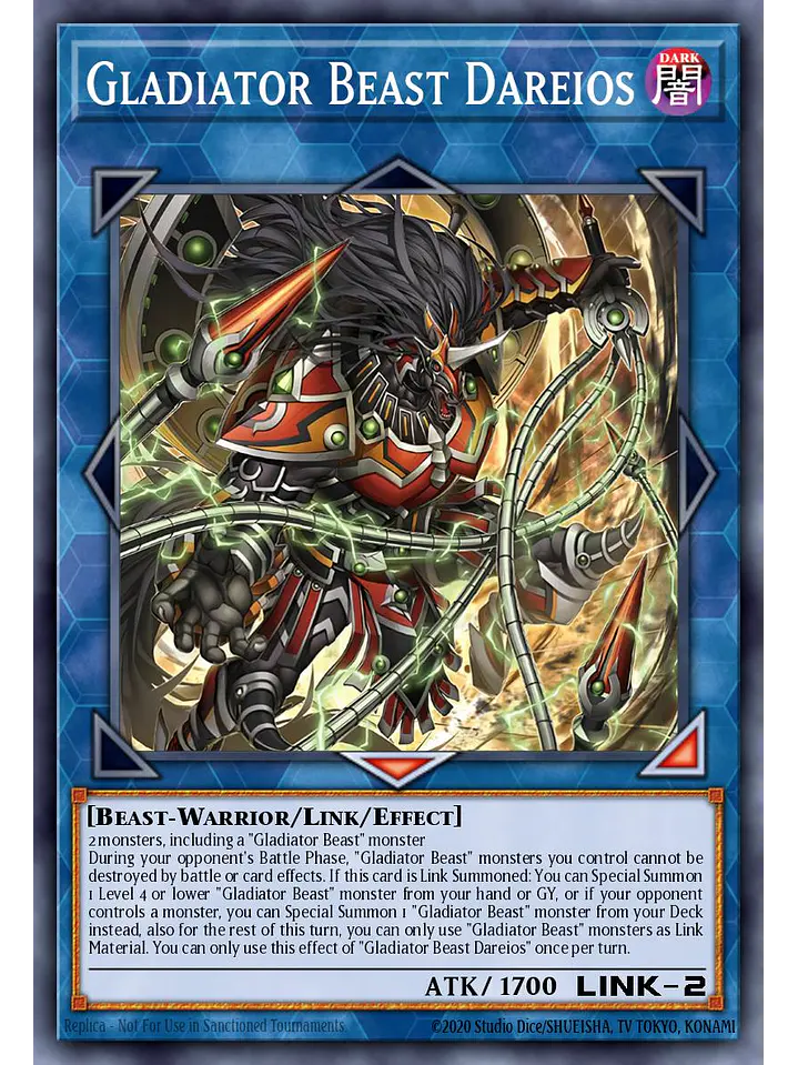 Gladiator Beast Dareios - MAMO-EN089 - Ultra Rare 1st Edition 1