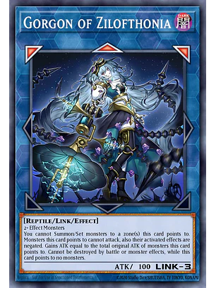 Gorgon of Zilofthonia - MAMO-EN091 - Ultra Rare 1st Edition