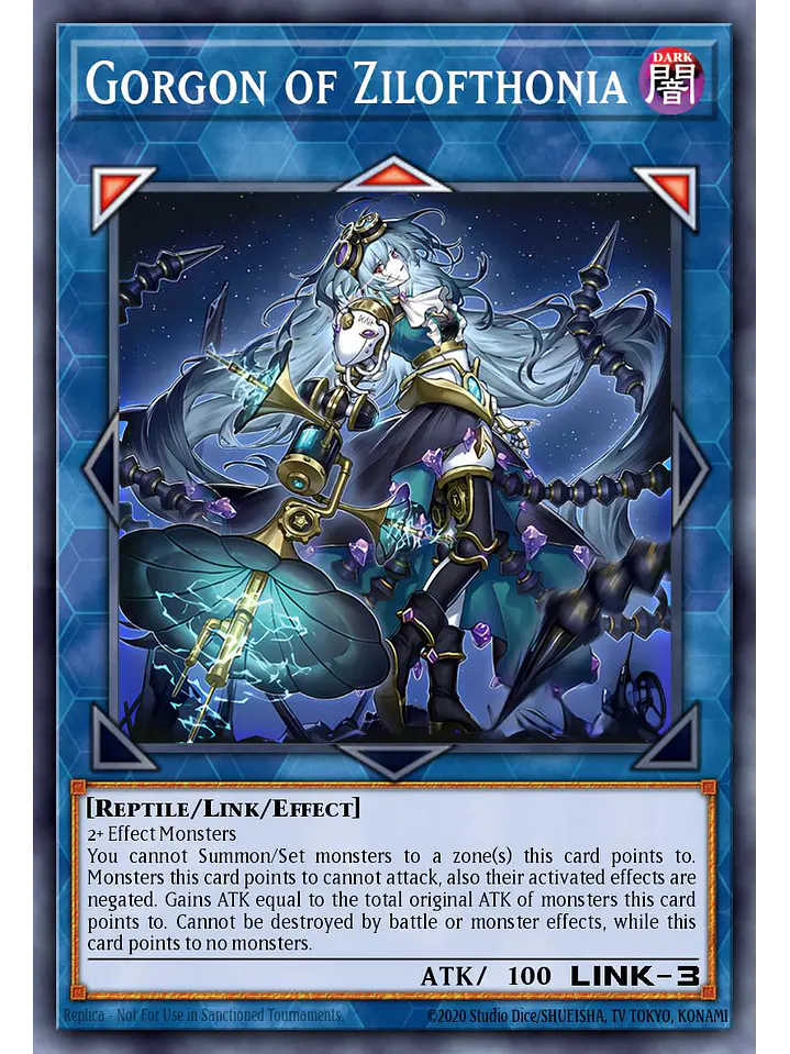 Gorgon of Zilofthonia - MAMO-EN091 - Ultra Rare 1st Edition 1