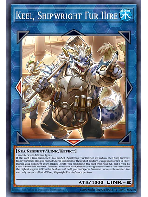Keel, Shipwright Fur Hire - MAMO-EN092 - Ultra Rare 1st Edition