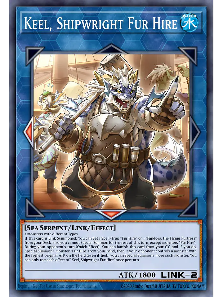 Keel, Shipwright Fur Hire - MAMO-EN092 - Ultra Rare 1st Edition 1