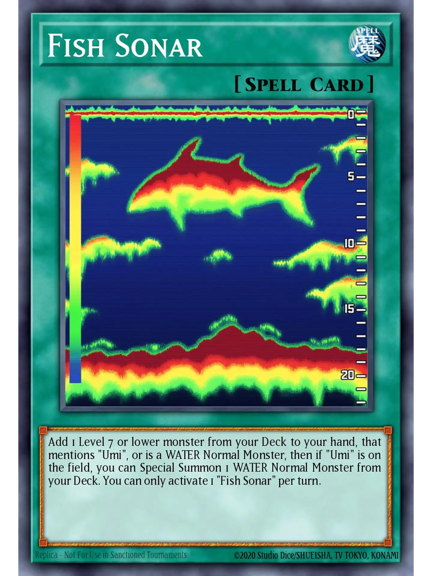 Fish Sonar - MAMO-EN095 - Ultra Rare 1st Edition 1