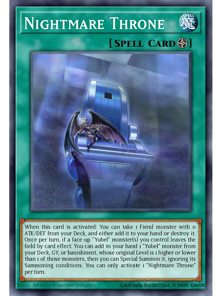 Nightmare Throne - MAMO-EN097 - Ultra Rare 1st Edition 1