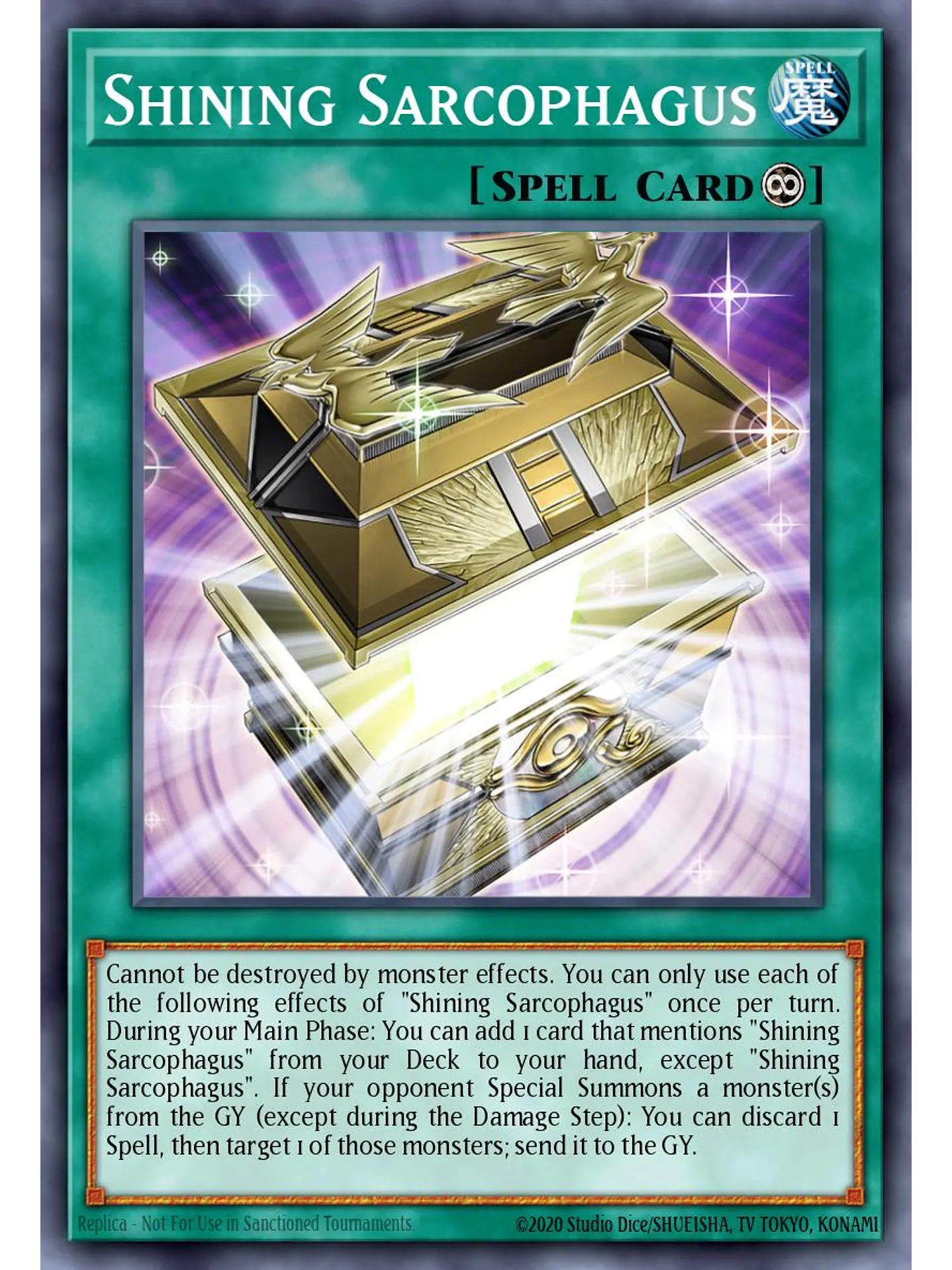 Shining Sarcophagus - MAMO-EN096 - Ultra Rare 1st Edition 1