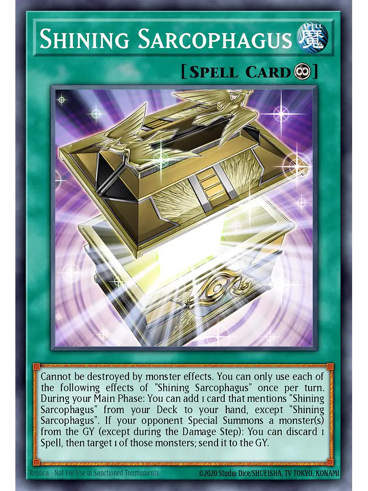 Shining Sarcophagus - MAMO-EN096 - Ultra Rare 1st Edition 1