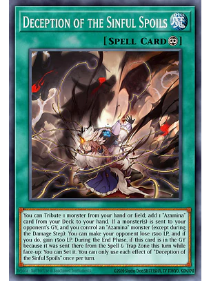 Deception of the Sinful Spoils - MAMO-EN098 - Ultra Rare 1st Edition
