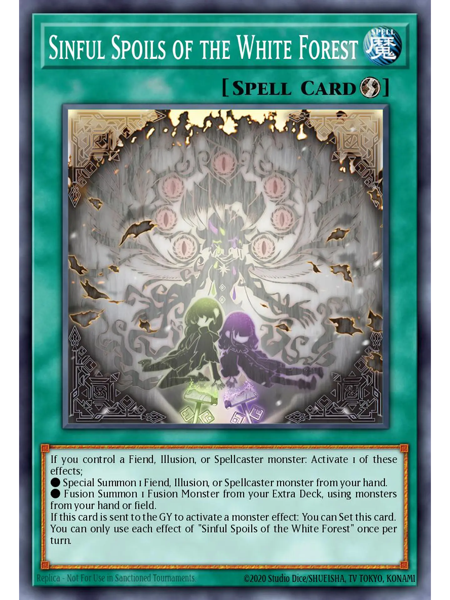 Sinful Spoils of the White Forest - MAMO-EN099 - Ultra Rare 1st Edition 1