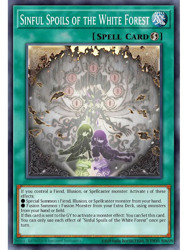 Sinful Spoils of the White Forest - MAMO-EN099 - Ultra Rare 1st Edition 1