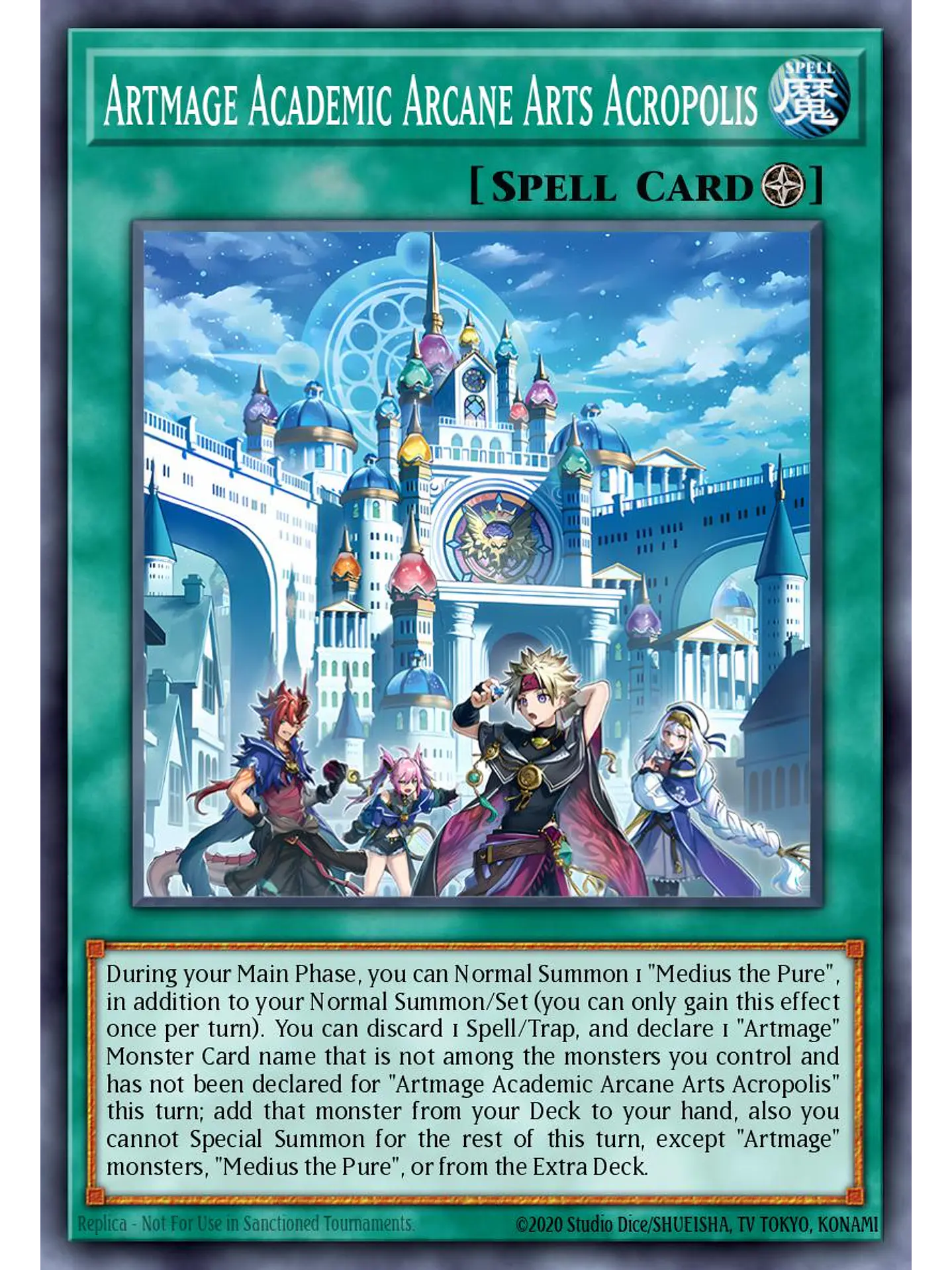 Artmage Academic Arcane Arts Acropolis - MAMO-EN101 - Ultra Rare 1st Edition 1