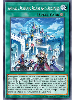 Artmage Academic Arcane Arts Acropolis - MAMO-EN101 - Ultra Rare 1st Edition