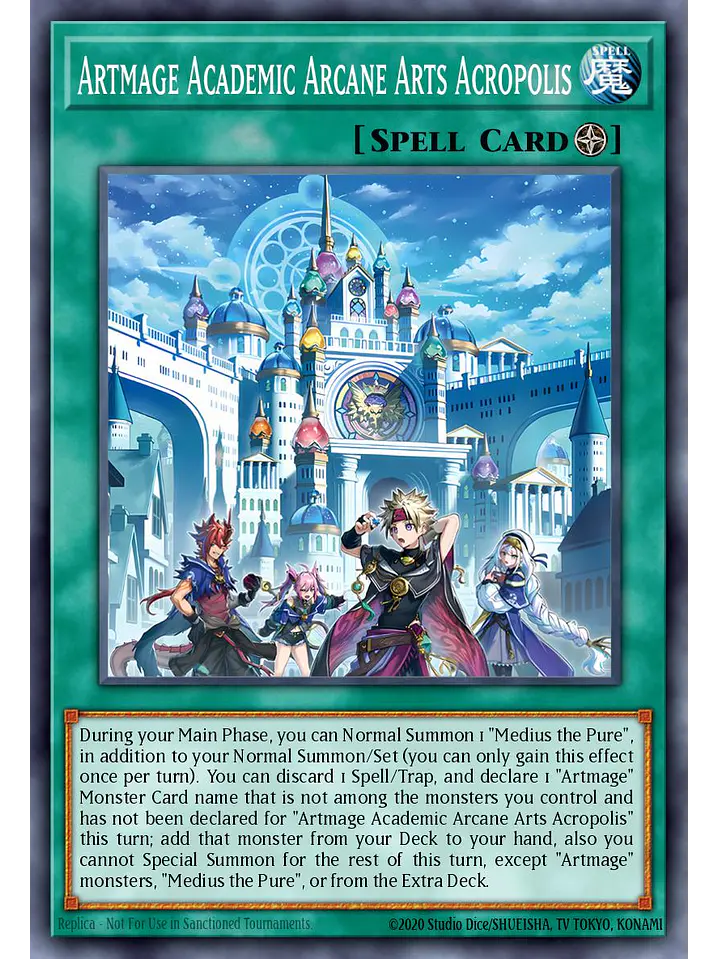 Artmage Academic Arcane Arts Acropolis - MAMO-EN101 - Ultra Rare 1st Edition 1