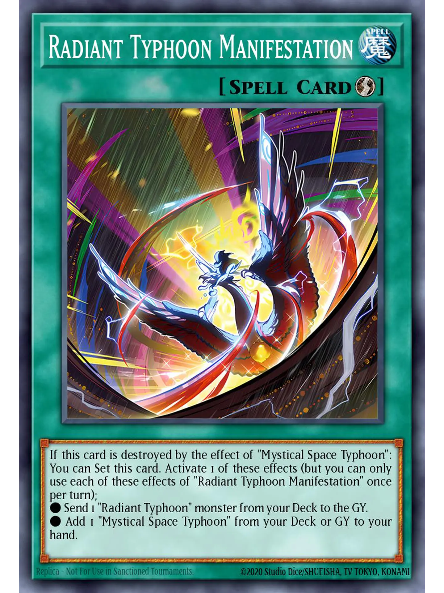 Radiant Typhoon Manifestation - MAMO-EN102 - Ultra Rare 1st Edition 1