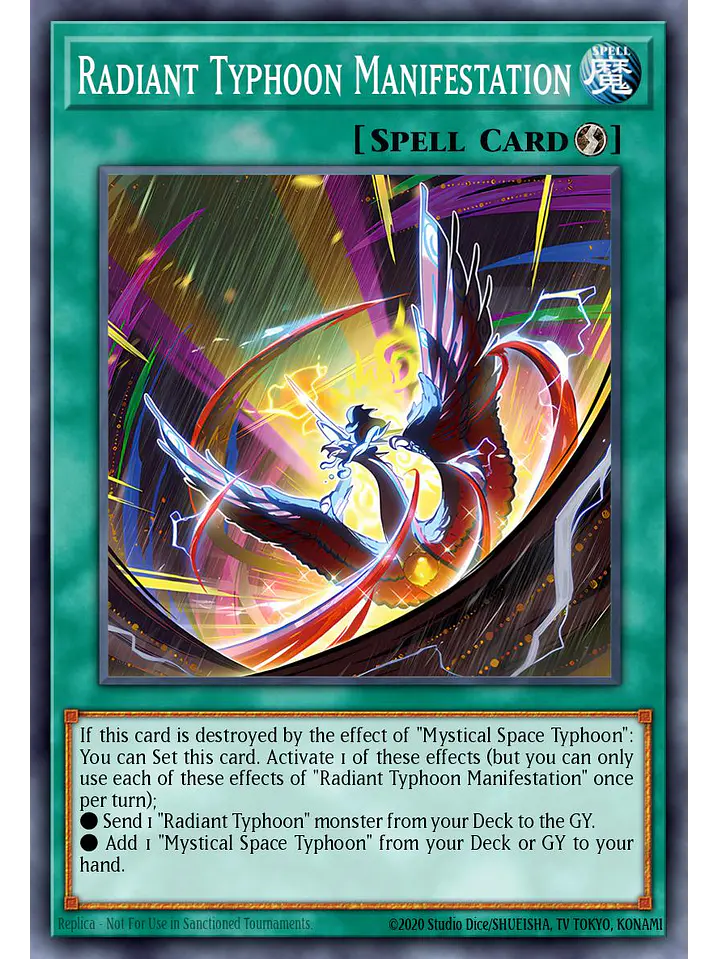 Radiant Typhoon Manifestation - MAMO-EN102 - Ultra Rare 1st Edition 1