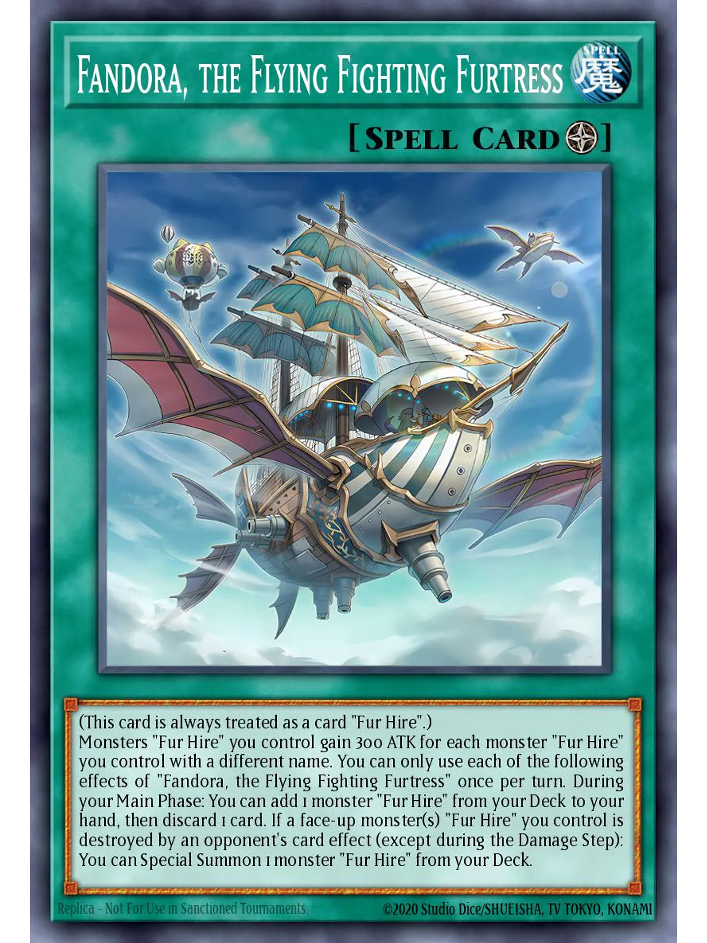 Fandora, the Flying Fighting Furtress - MAMO-EN105 - Ultra Rare 1st Edition 1
