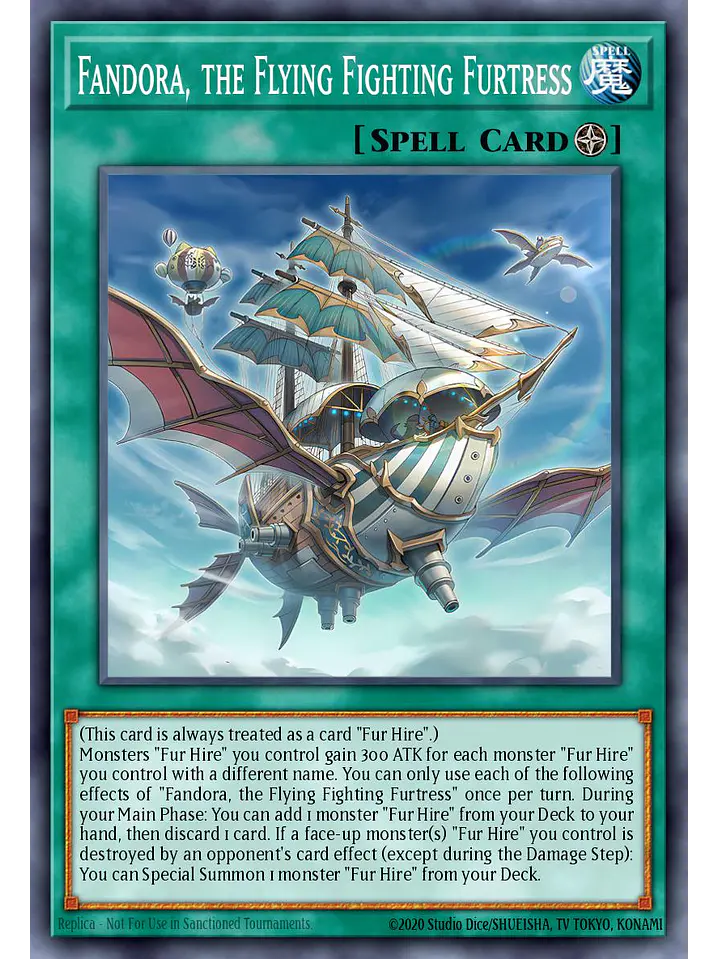 Fandora, the Flying Fighting Furtress - MAMO-EN105 - Ultra Rare 1st Edition 1