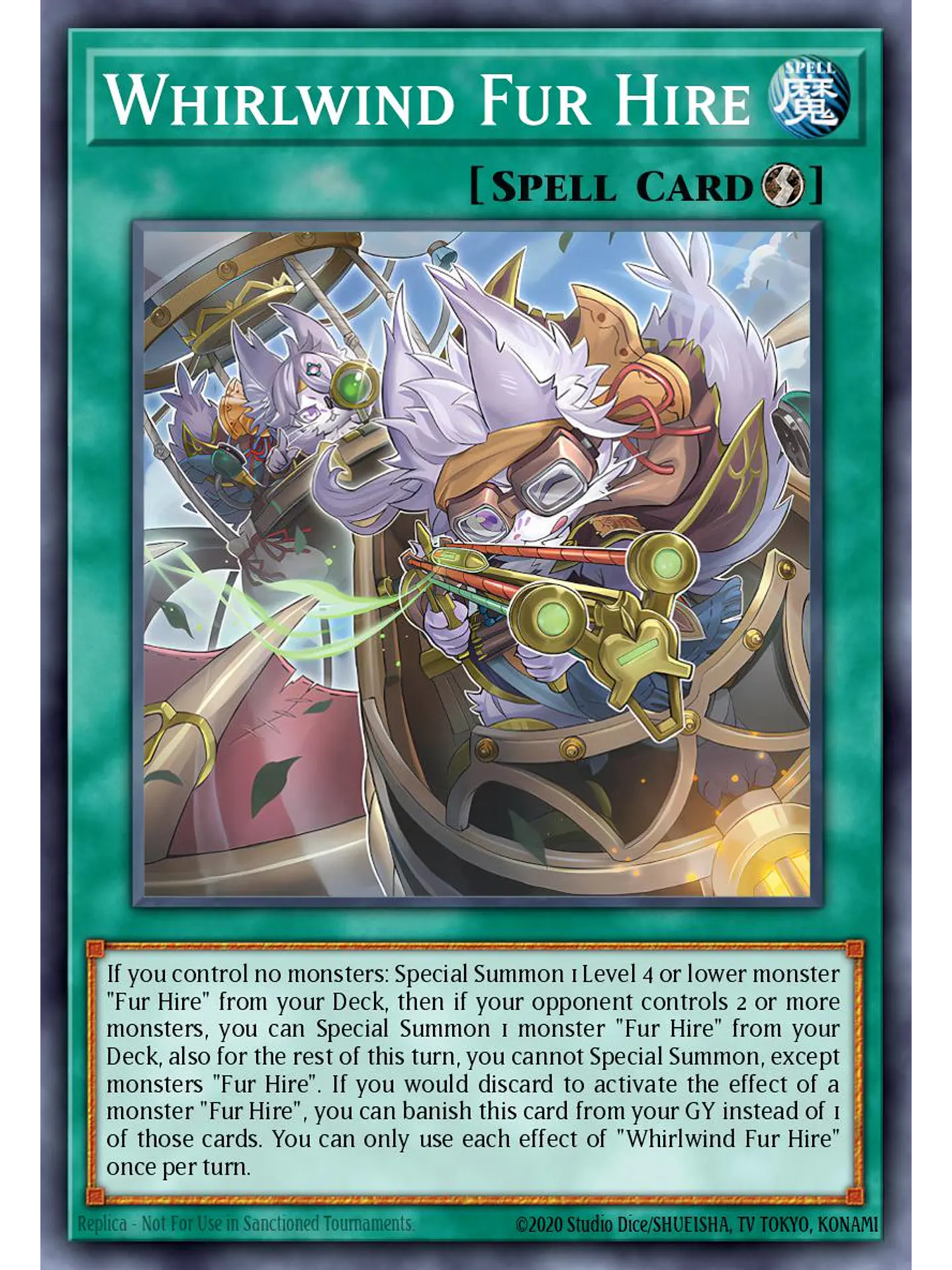 Whirlwind Fur Hire - MAMO-EN106 - Ultra Rare 1st Edition 1
