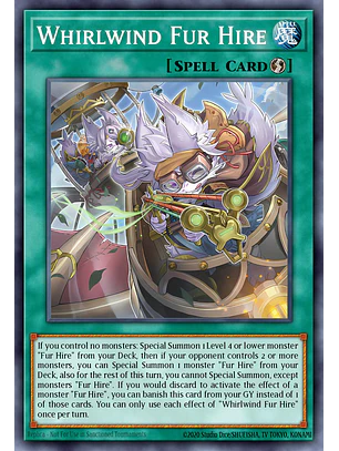 Whirlwind Fur Hire - MAMO-EN106 - Ultra Rare 1st Edition