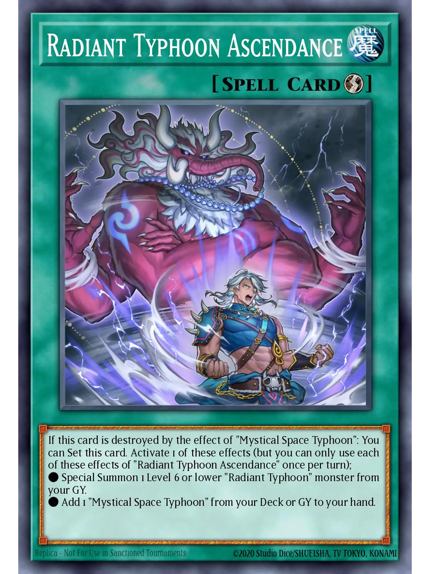 Radiant Typhoon Ascendance - MAMO-EN107 - Ultra Rare 1st Edition 1