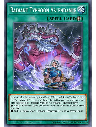 Radiant Typhoon Ascendance - MAMO-EN107 - Ultra Rare 1st Edition