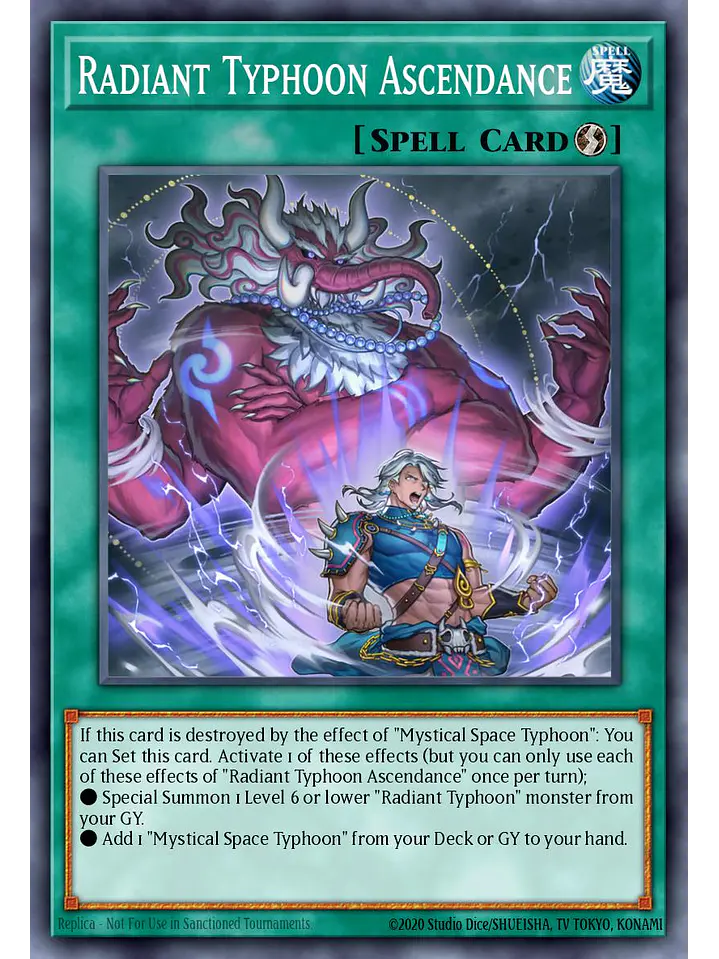 Radiant Typhoon Ascendance - MAMO-EN107 - Ultra Rare 1st Edition 1