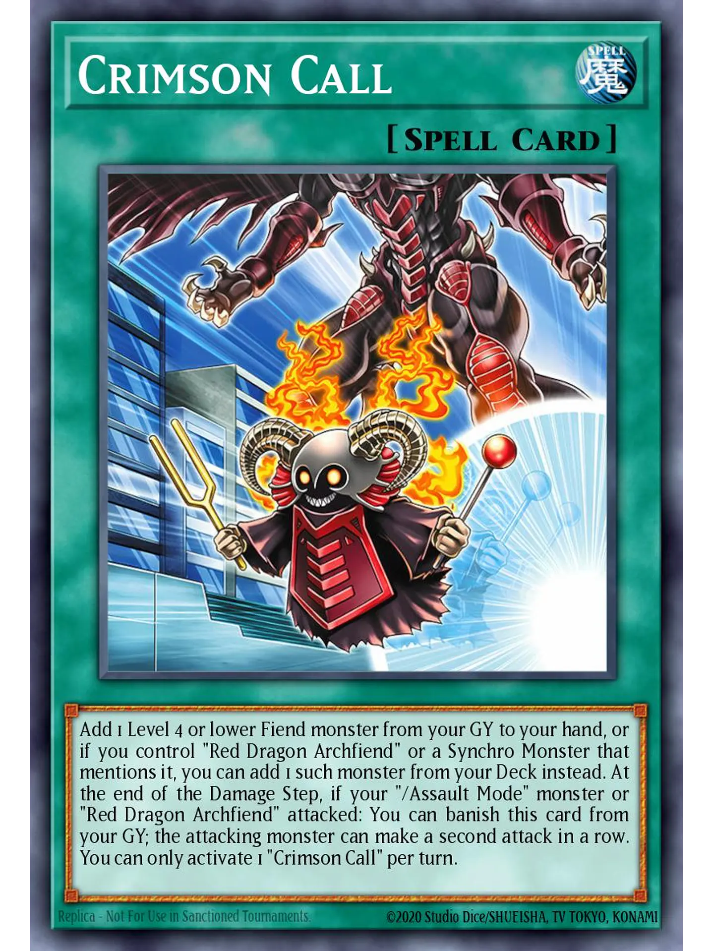 Crimson Call - MAMO-EN109 - Ultra Rare 1st Edition 1