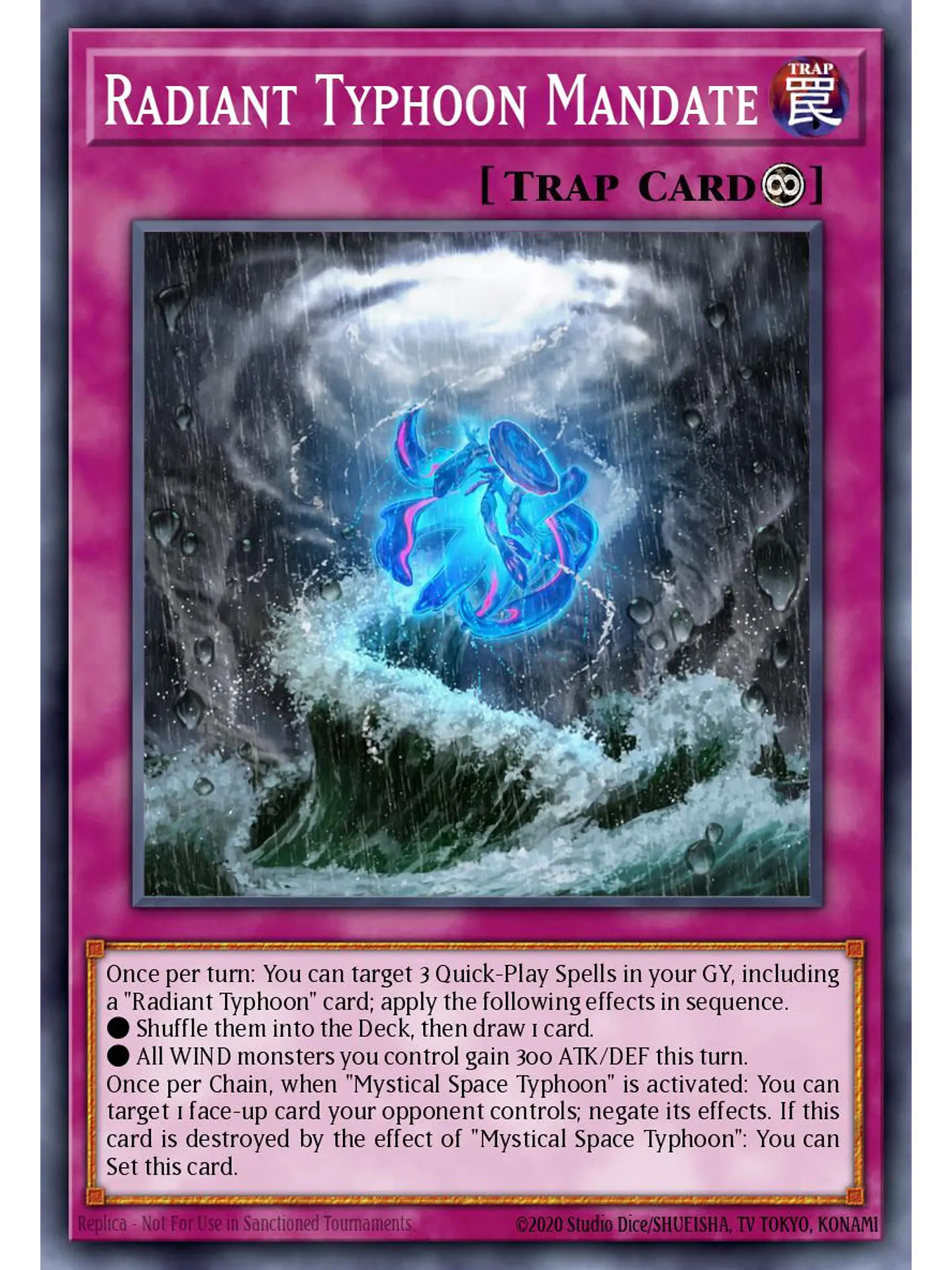 Radiant Typhoon Mandate - MAMO-EN118 - Ultra Rare 1st Edition 1