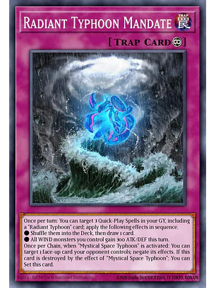 Radiant Typhoon Mandate - MAMO-EN118 - Ultra Rare 1st Edition