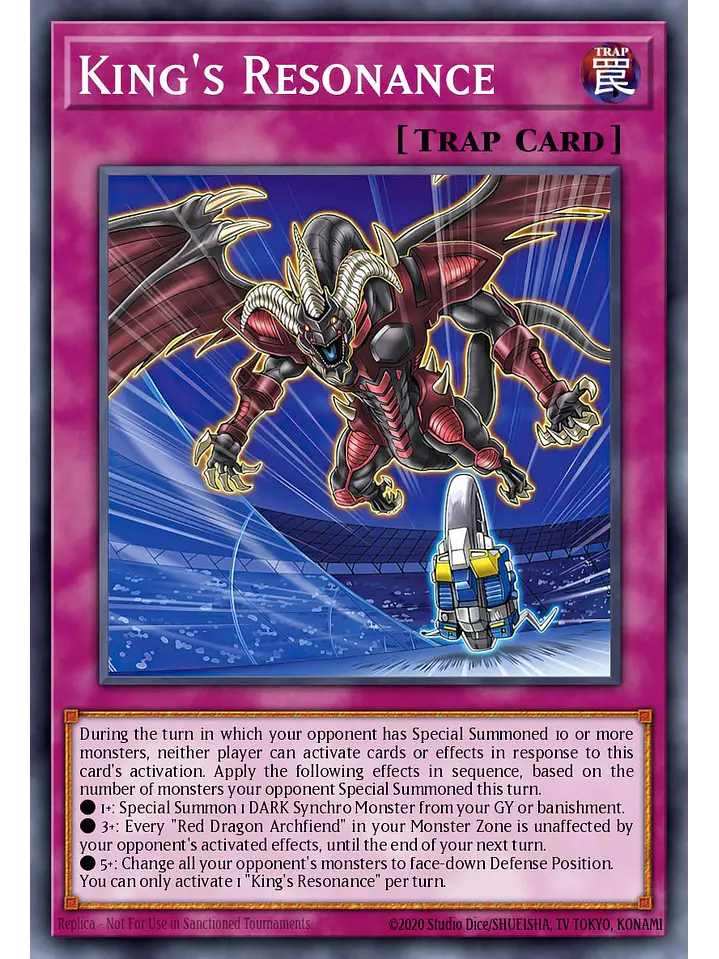King's Resonance - MAMO-EN119 - Ultra Rare 1st Edition 1