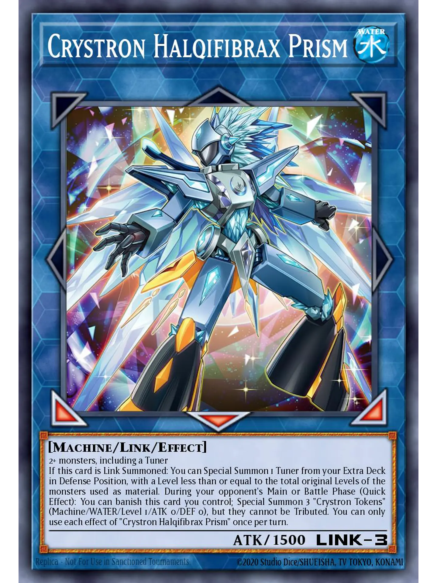Crystron Halqifibrax Prism - MAMO-EN126 - Secret Rare 1st Edition 1