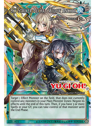 Sky Striker Mecha - Widow Anchor (extended art) - MAMO-EN019 - Starlight Rare 1st Edition