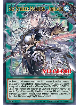 Sky Striker Mobilize - Linkage! (extended art) - MAMO-EN020 - Starlight Rare 1st Edition
