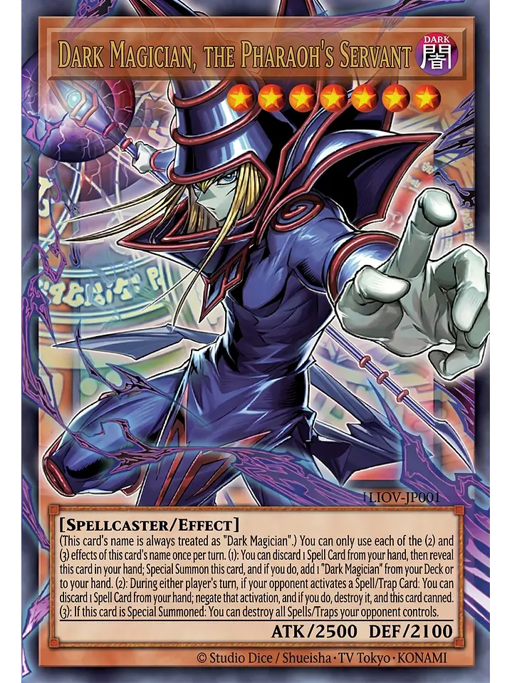 Dark Magician, the Pharaoh's Servant (extended art) - MAMO-EN001 - Ultra Rare 1st Edition 1