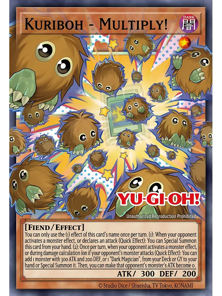 Kuriboh - Multiply! (extended art) - MAMO-EN002 - Ultra Rare 1st Edition 1