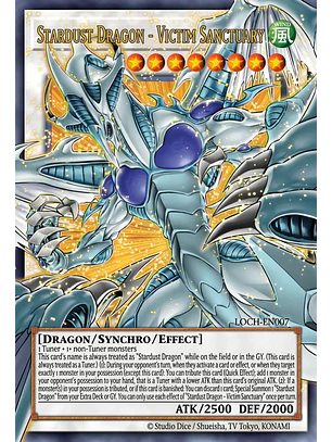 Stardust Dragon - Victim Sanctuary (extended art) - MAMO-EN007 - Ultra Rare 1st Edition